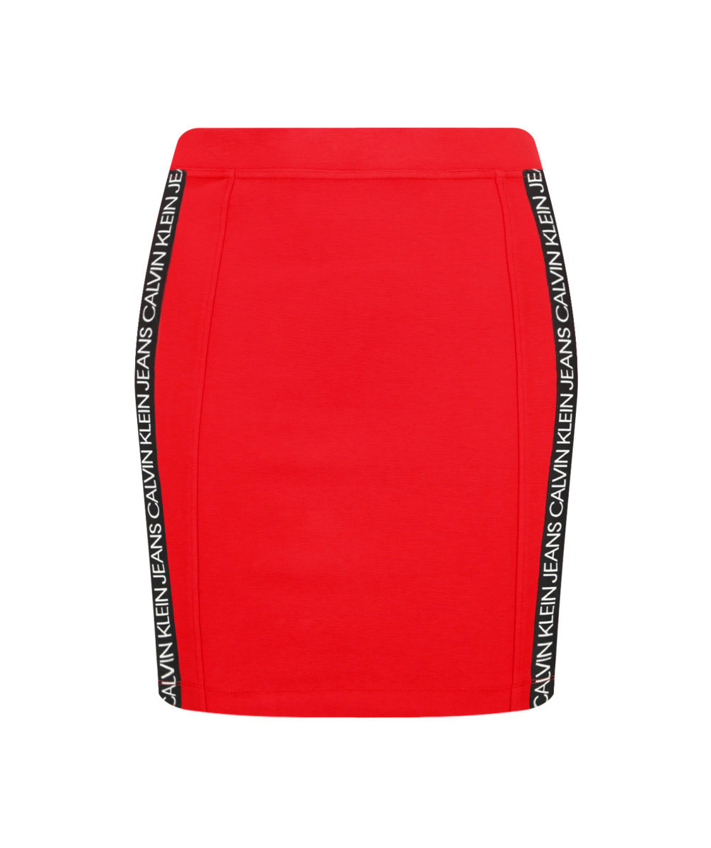 Calvin Klein dámská červená sukně Milano - XS (XA9)