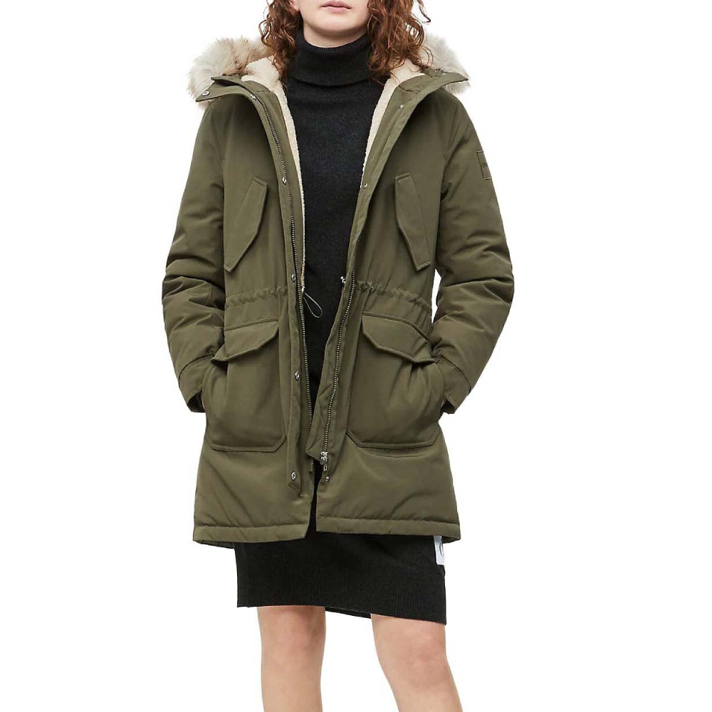 Calvin Klein dámská khaki parka - M (371)