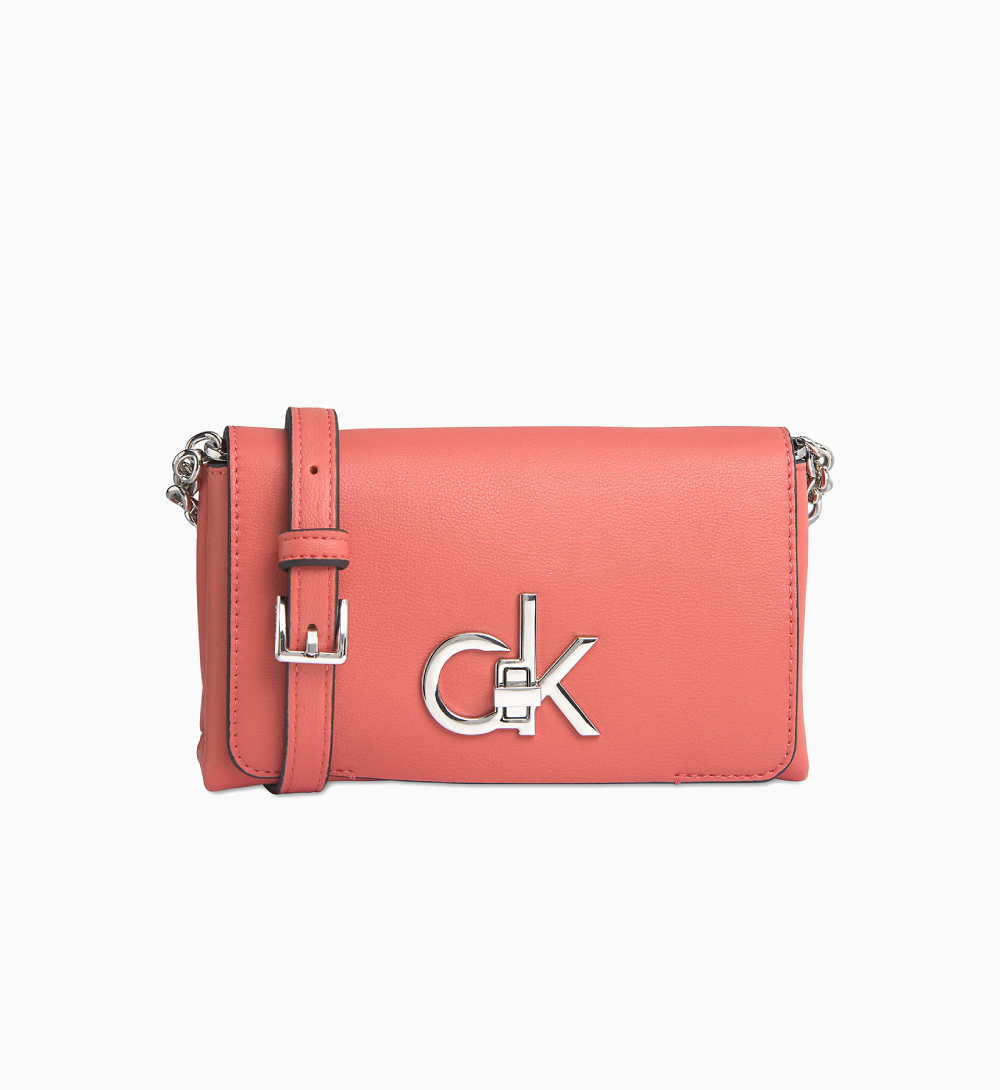 Calvin Klein dámská malá korálová kabelka Crossbody - OS (XA4)