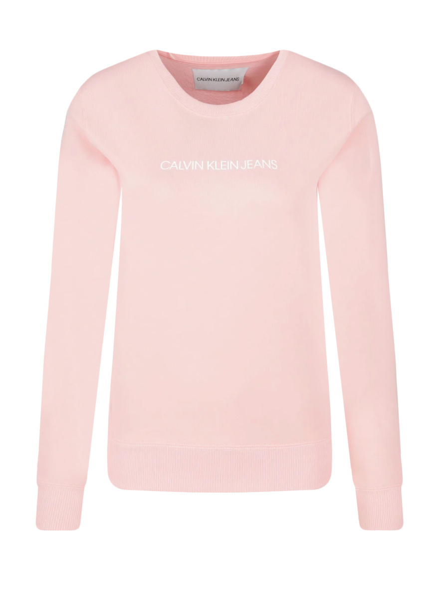 Calvin Klein dámská růžová mikina Regular - XL (TIR)