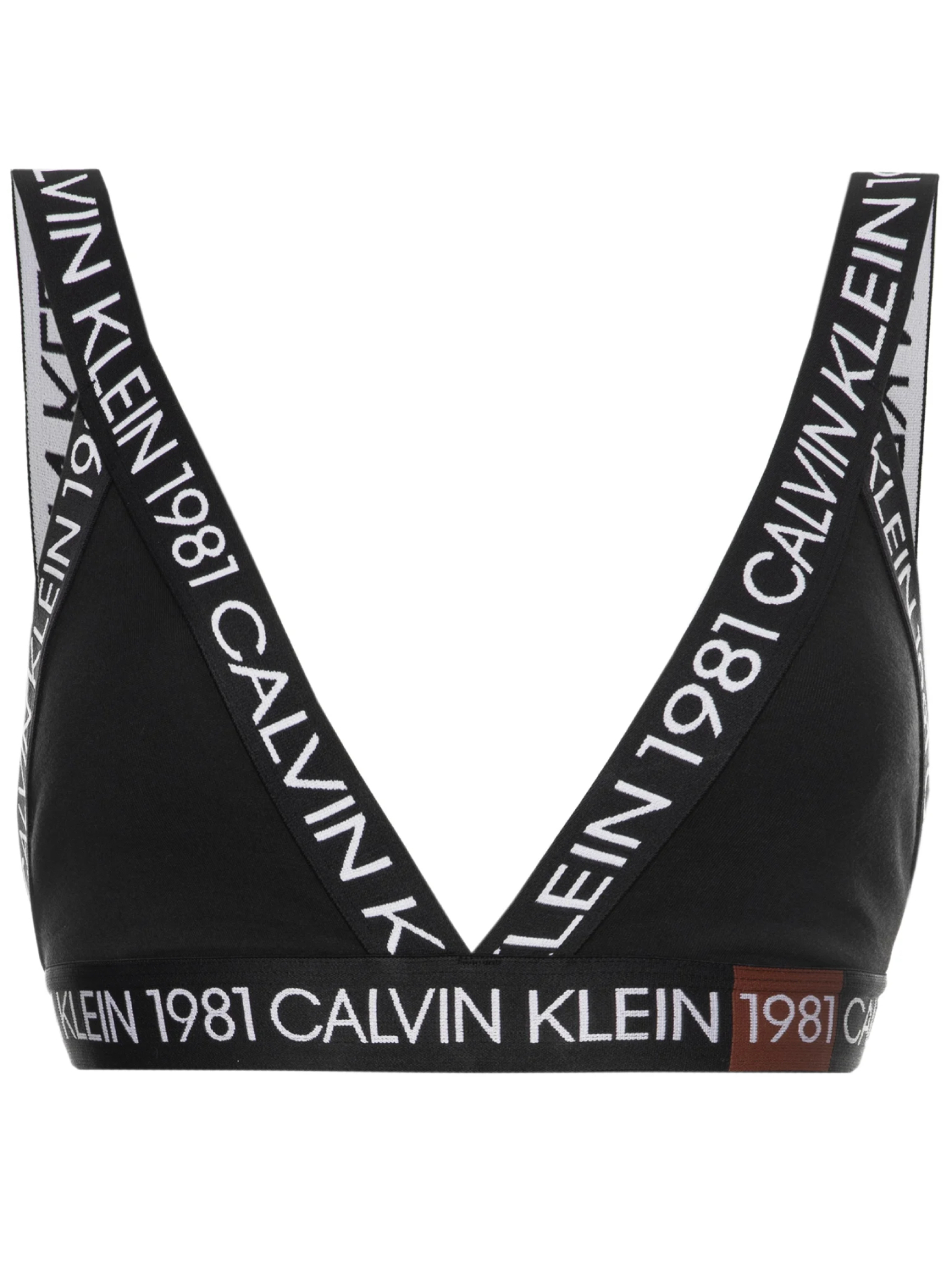 Calvin Klein dámská černá sportovní podprsenka