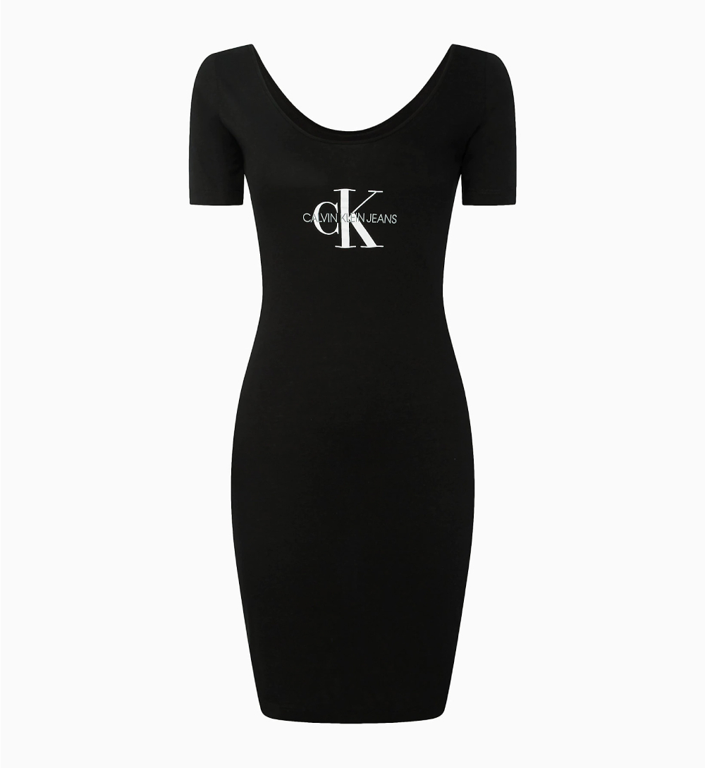 Calvin Klein dámské černé šaty Ballet - XS (BAE)