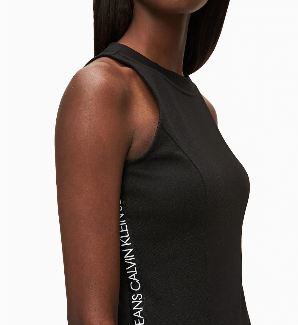 Calvin Klein dámské černé šaty Milano - L (BAE)
