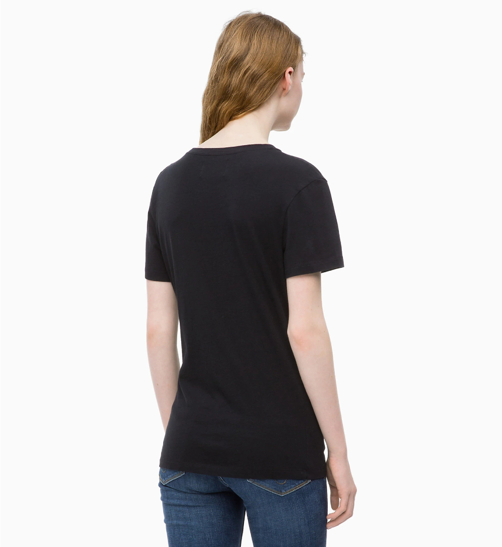Calvin Klein dámské černé tričko Core ve vel. XL - XL (099)
