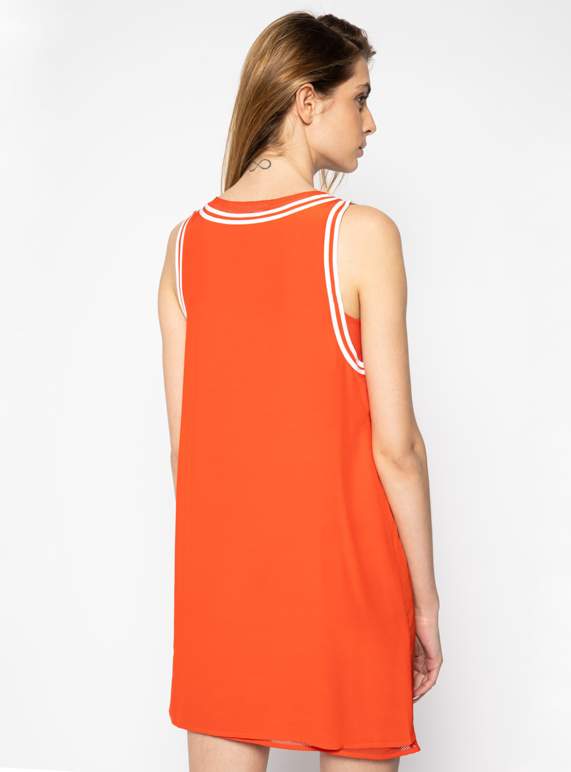 Calvin Klein dámské červené šaty - XS (XA7)