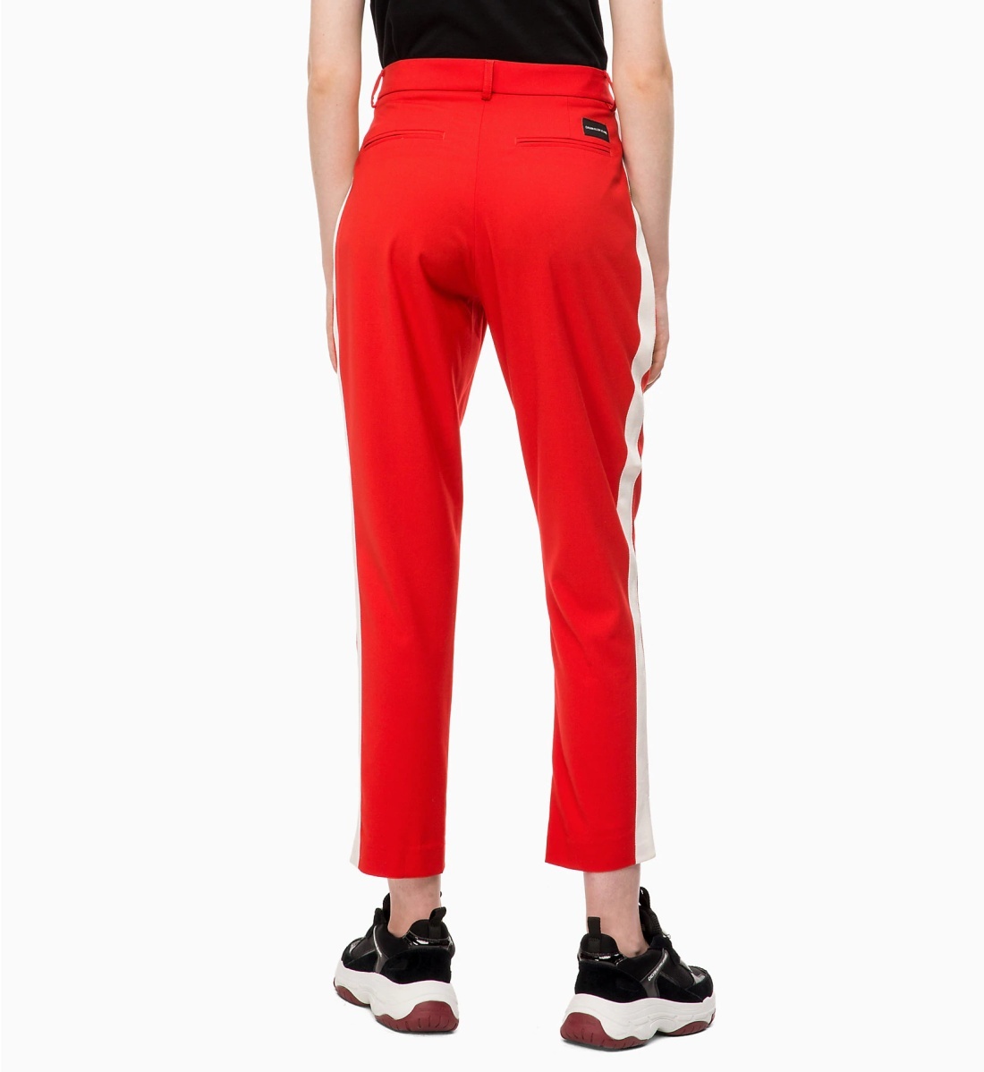 Calvin Klein dámské červené volnočasové 7/8 kalhoty - 25/32 (645)