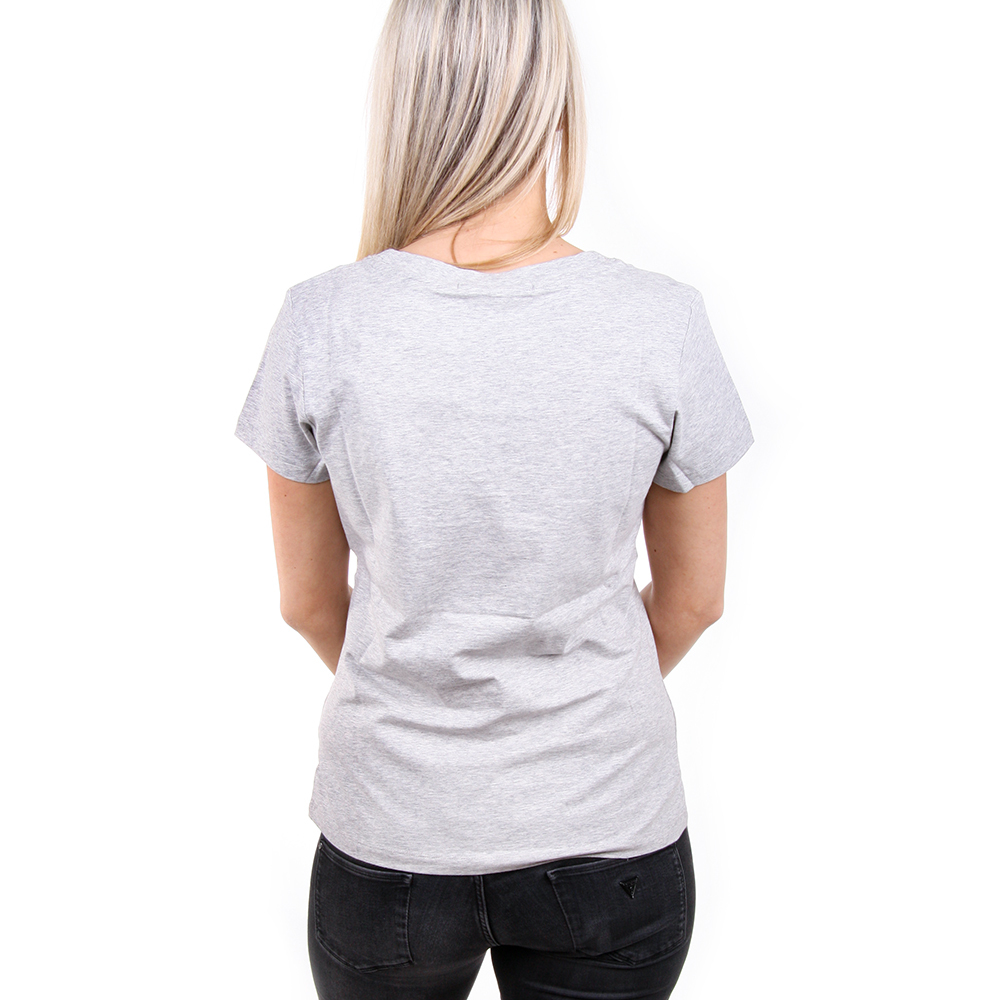 Calvin Klein dámské šedé tričko s výstřihem do V - XS (P01)