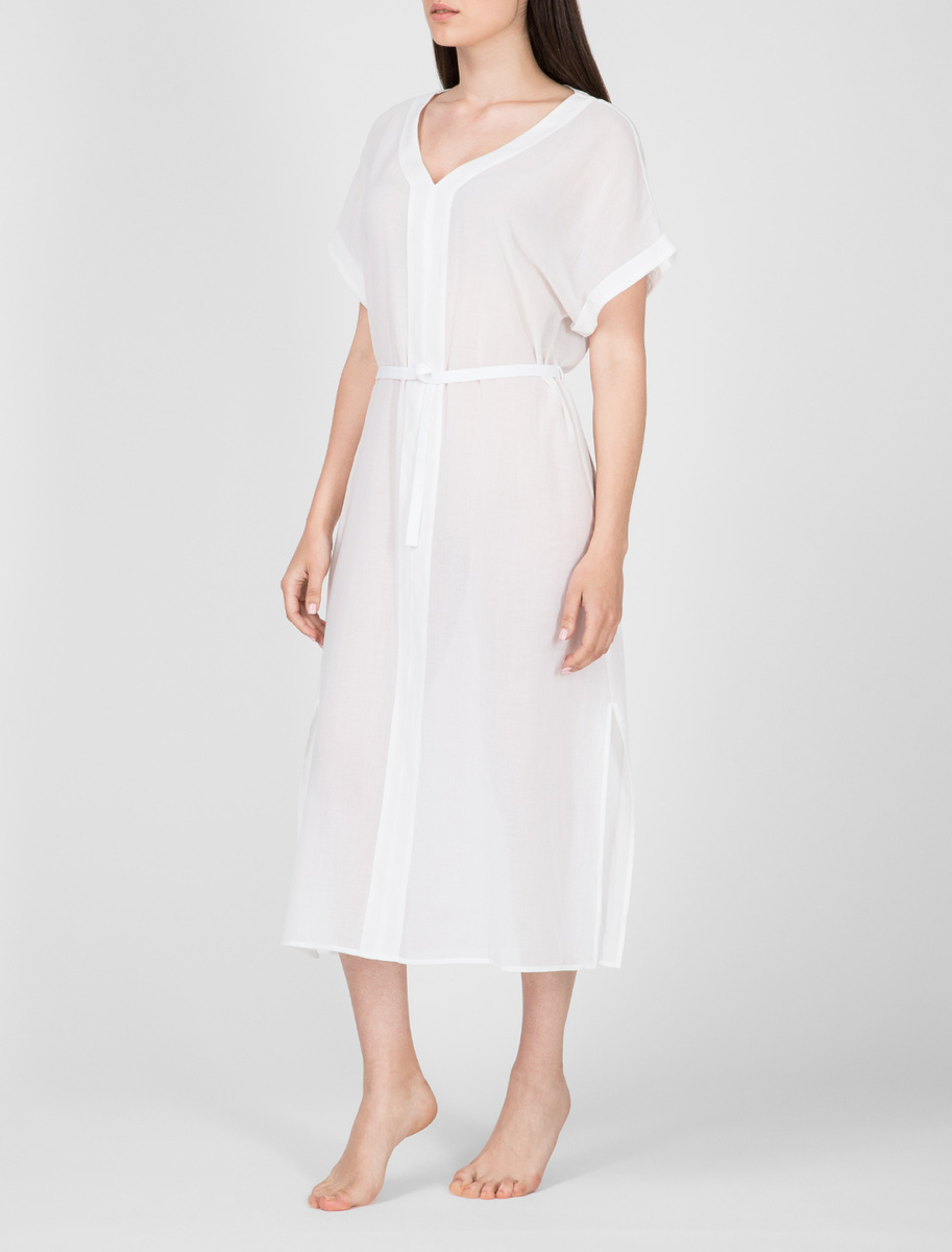 Calvin Klein dámské bílé šaty  - S (143)