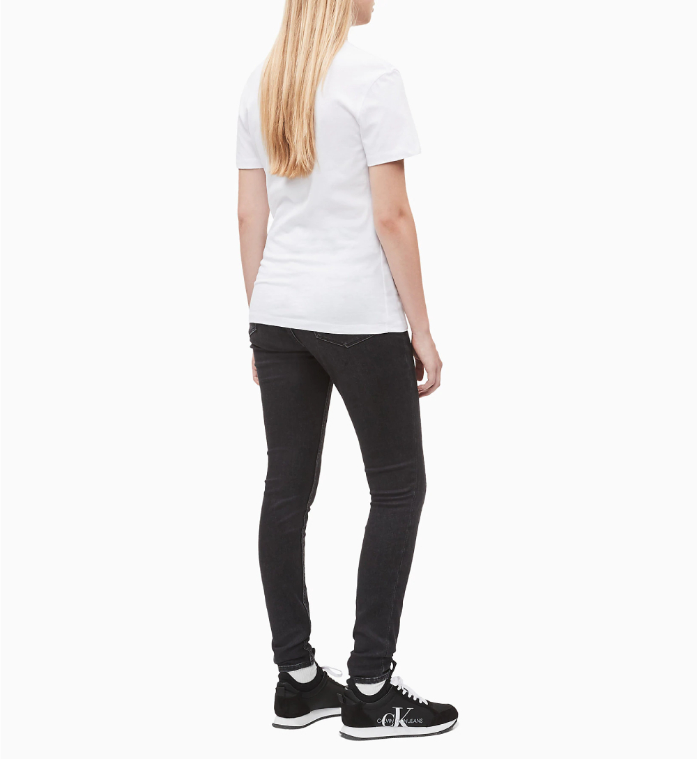 Calvin Klein dámské bílé tričko Lace - XS (112)