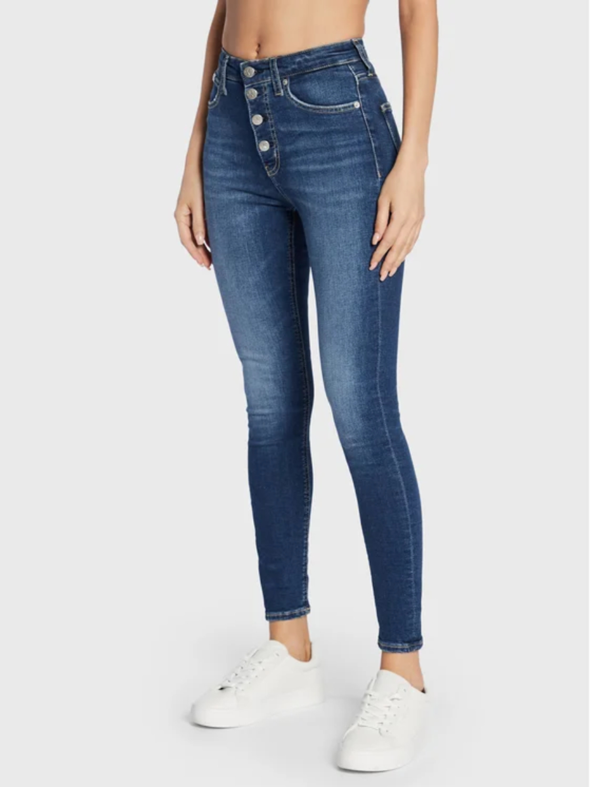 Calvin Klein dámské modré džíny - 28/NI (1BJ)