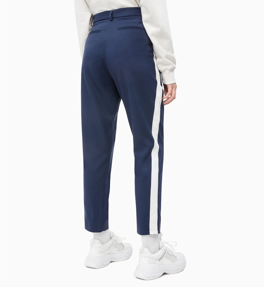 Calvin Klein dámské tmavě modré volnočasové 7/8 kalhoty - 25/30 (496)