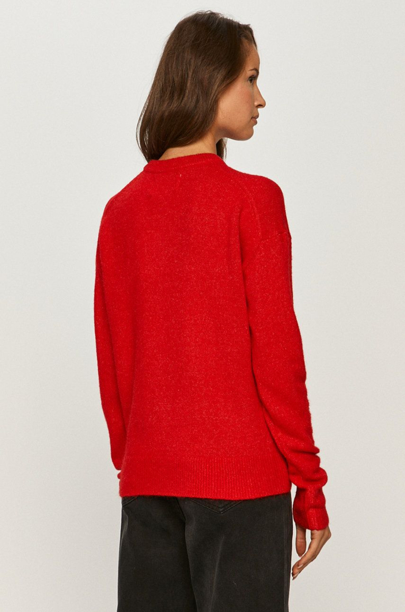 Calvin Klein dámský červený svetr - XS (XME)