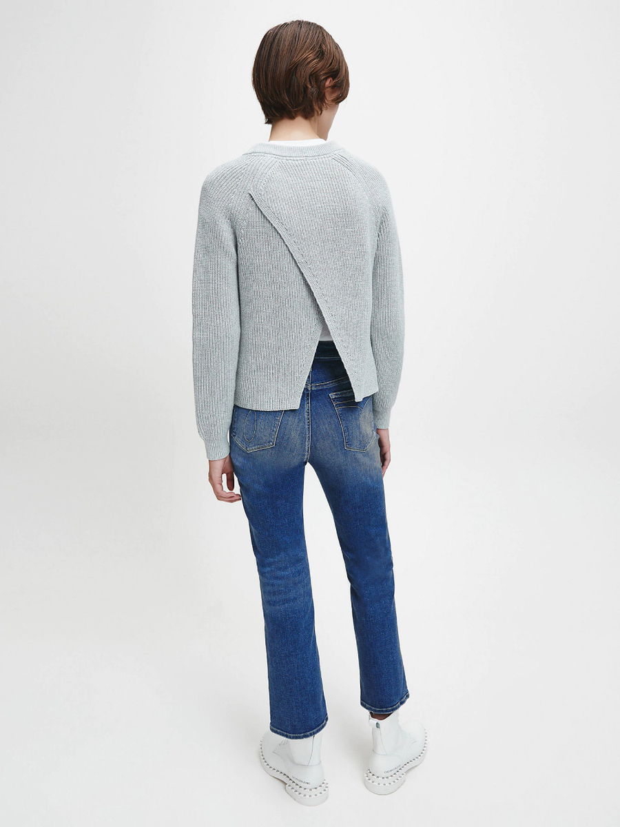 Calvin Klein dámský šedý svetr - XS (P01)