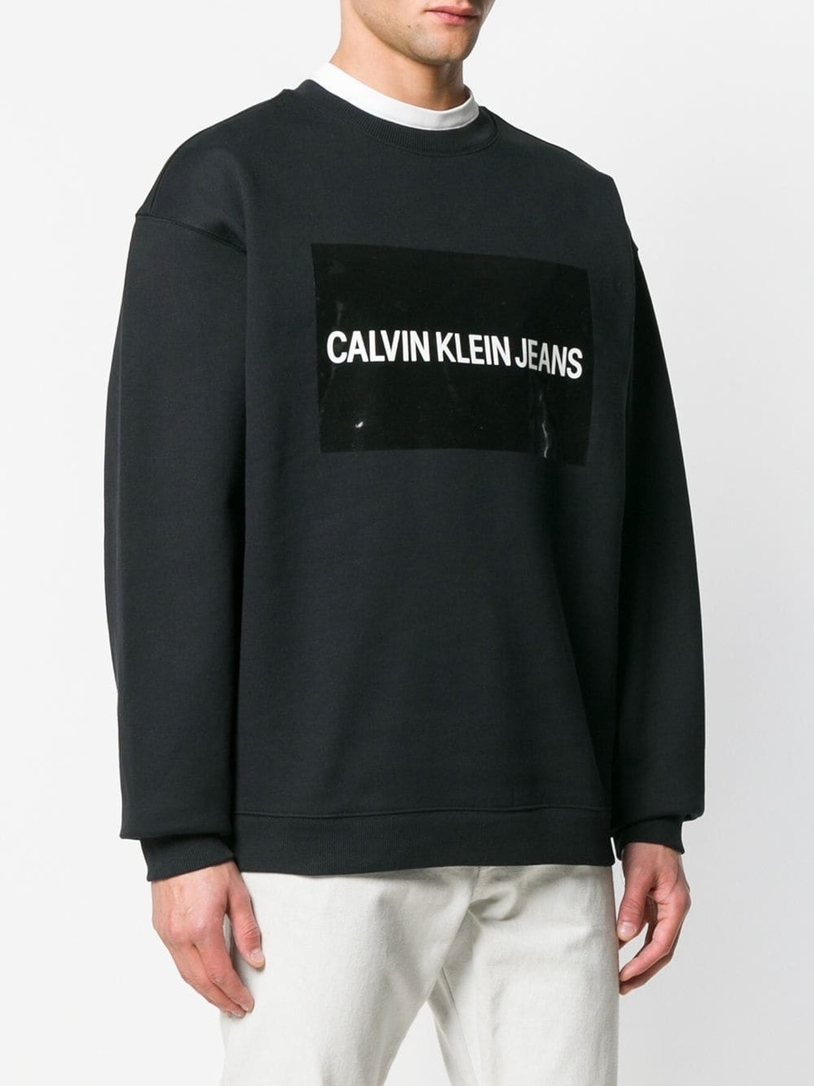 Calvin Klein pánská černá mikina - M (099)