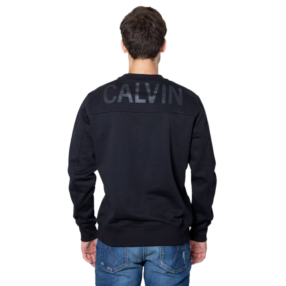 Calvin Klein pánská černá mikina s kapsou - XL (BAE)