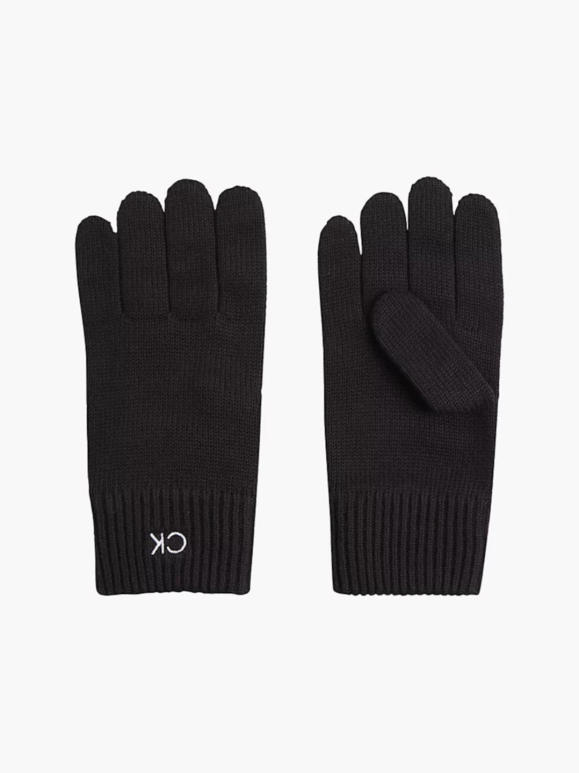 Levně Calvin Klein pánské černé rukavice