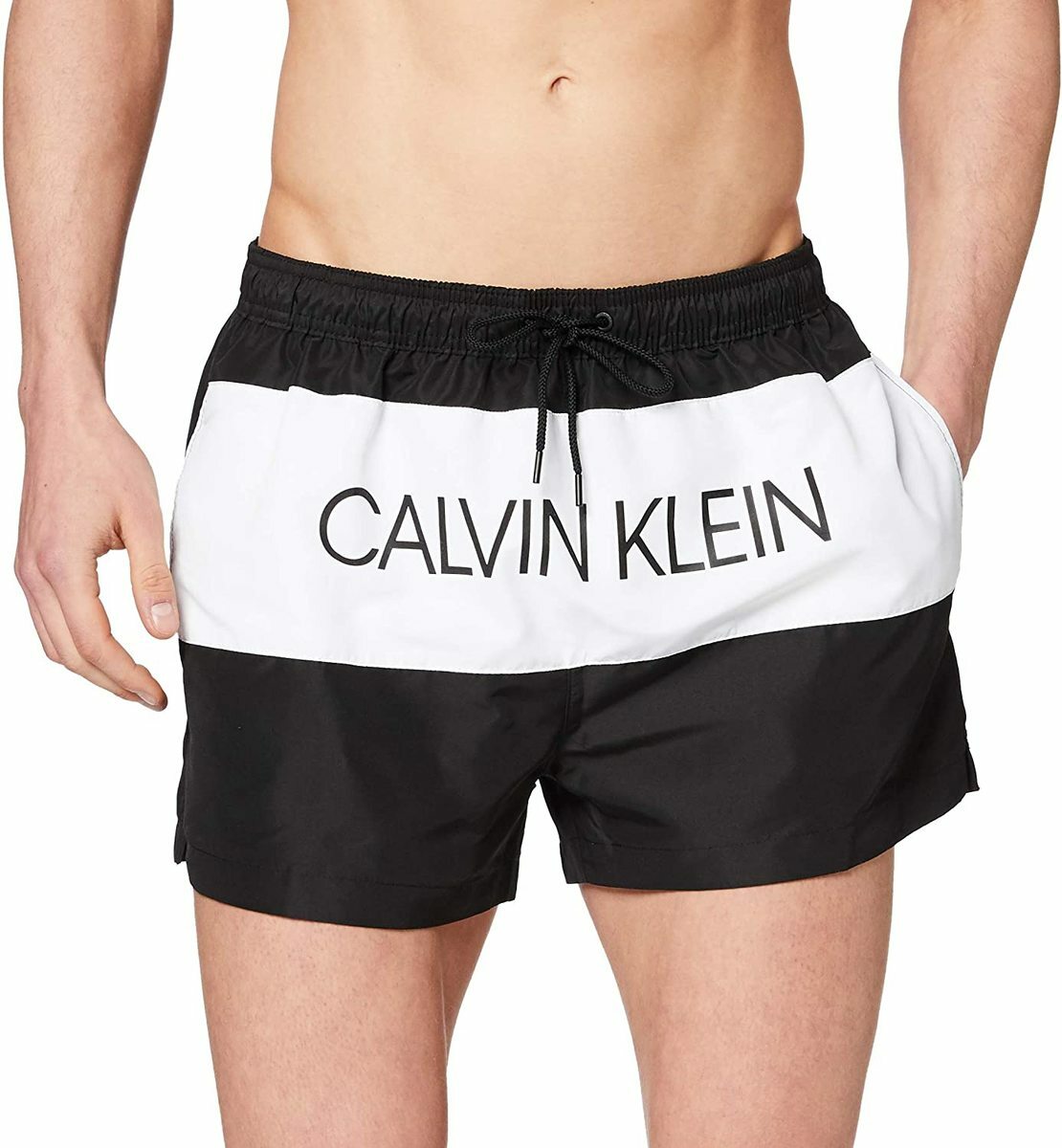 Calvin Klein pánské černé plavky