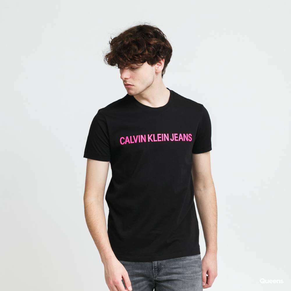 Calvin Klein pánské černé tričko - L (099)