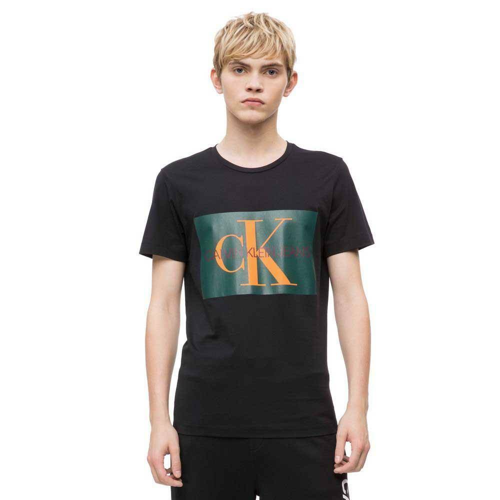 Calvin Klein pánské černé tričko Monogram - L (901)