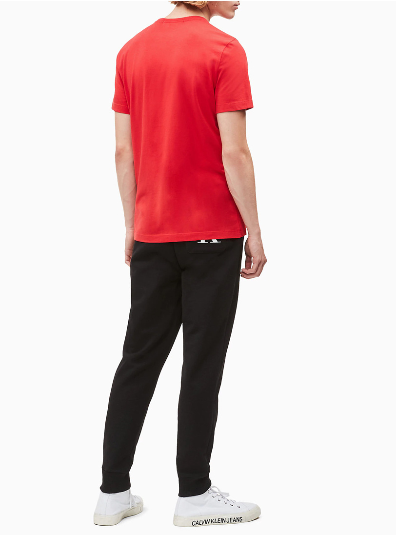 Calvin Klein pánské červené tričko - XL (XA9)
