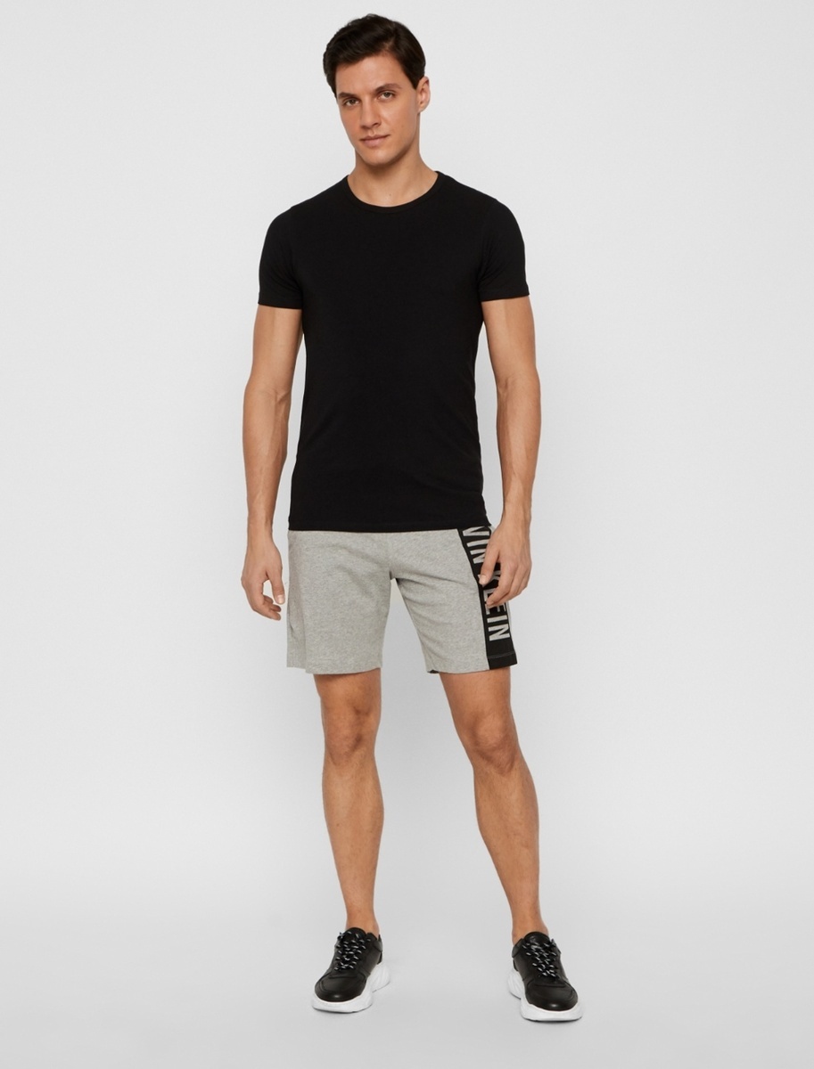 Calvin Klein pánské šedé šortky Jersey - S (P6S)