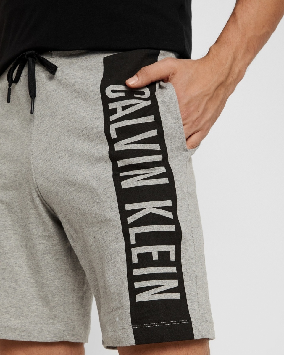 Calvin Klein pánské šedé šortky Jersey - S (P6S)
