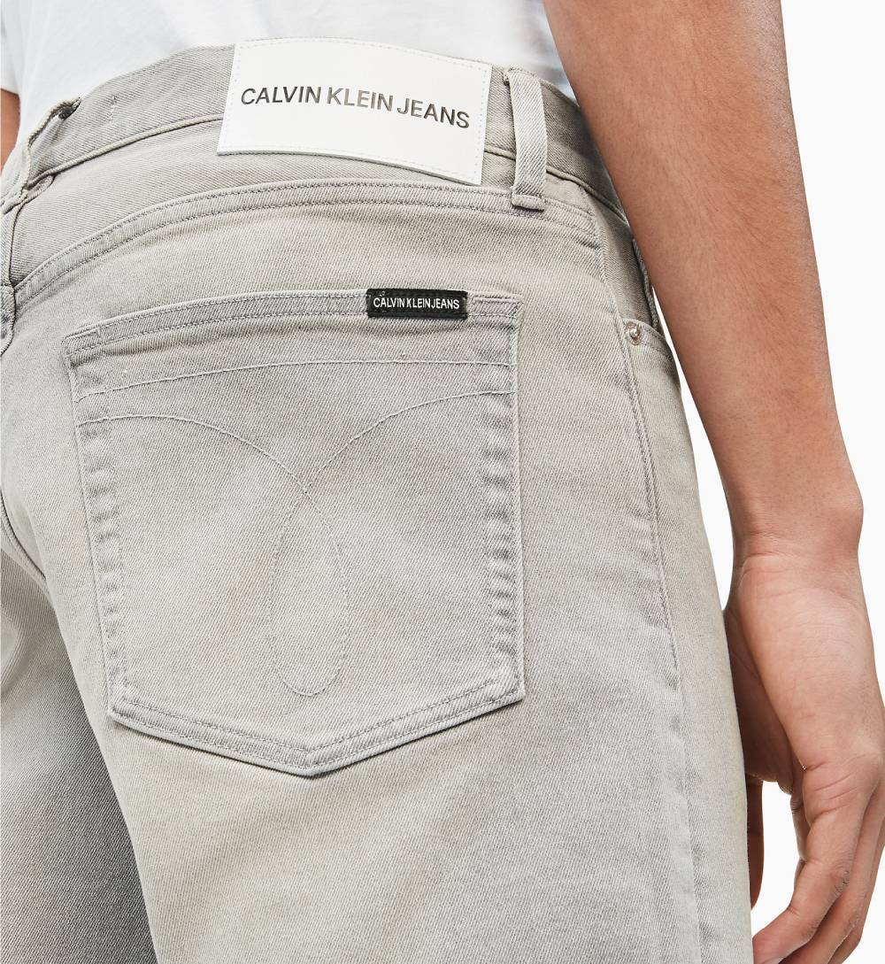 Calvin Klein pánské šedé džínové šortky - 33/NI (911)