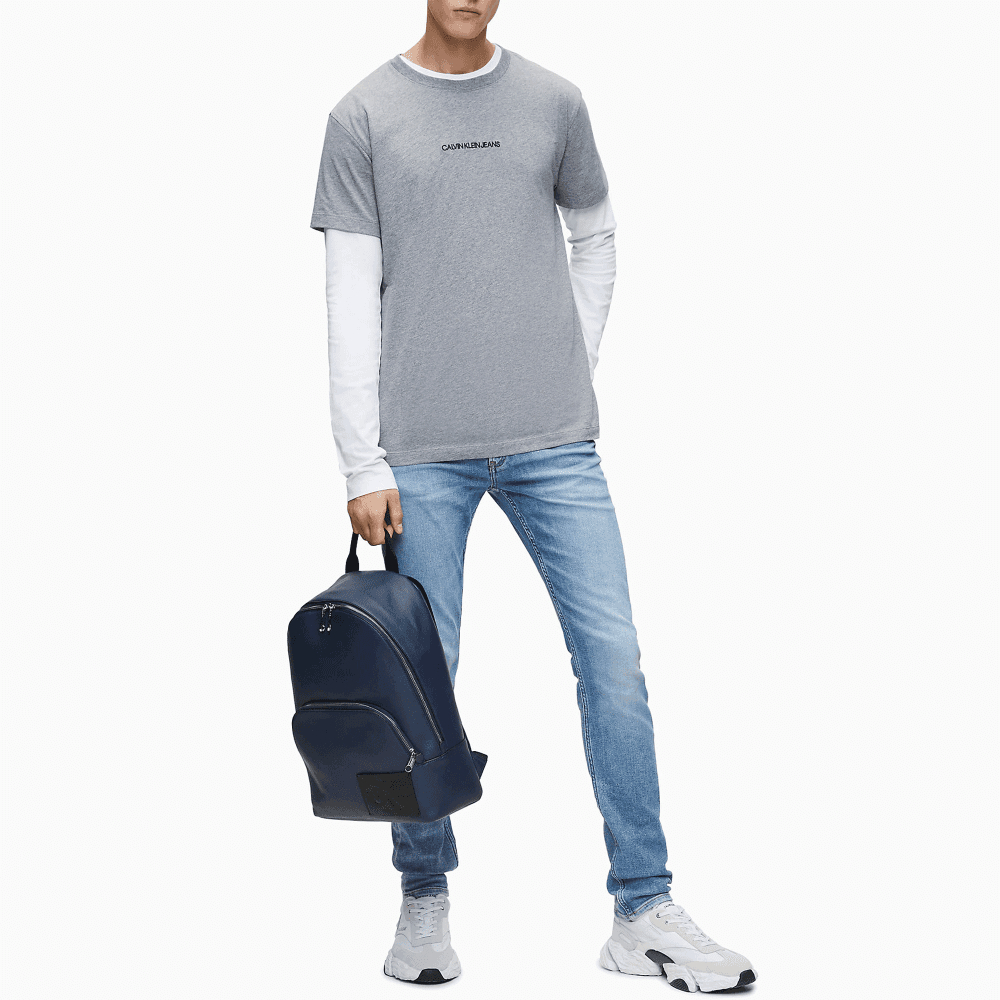 Calvin Klein pánské šedé tričko - XXL (P2F)