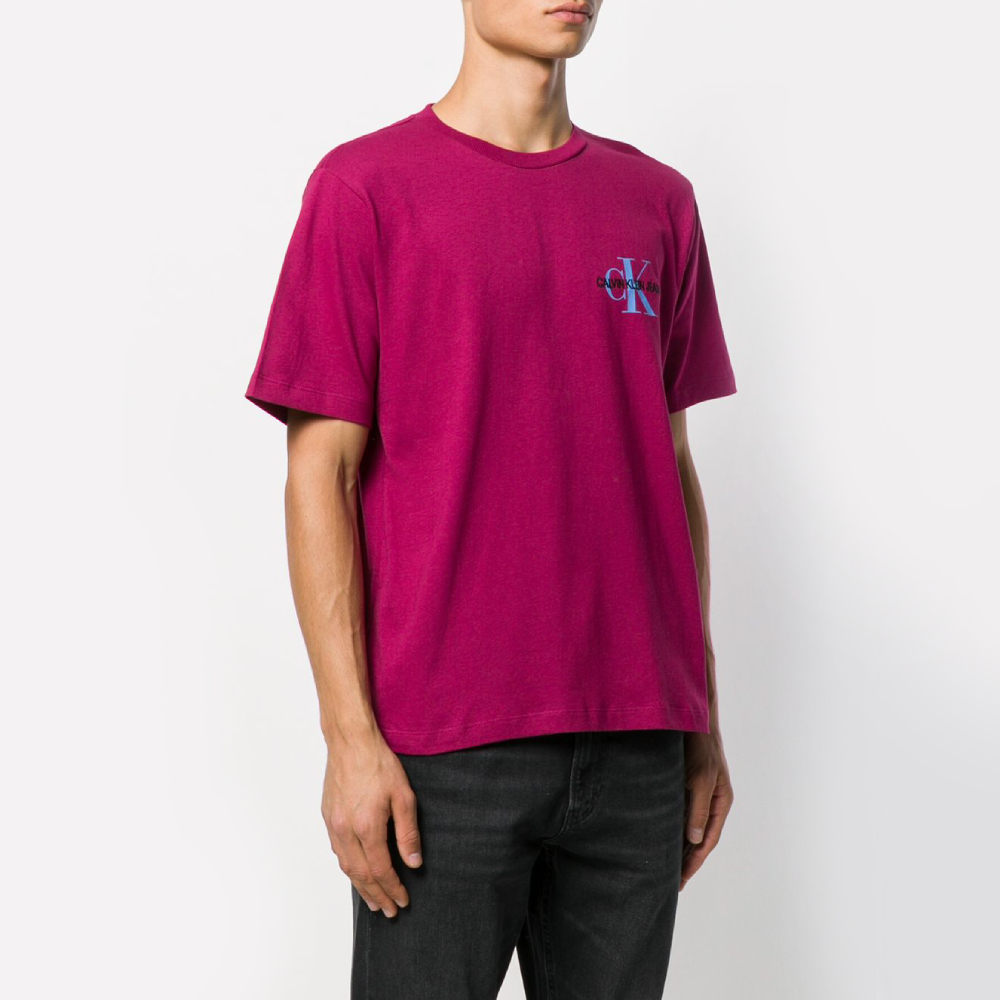 Calvin Klein pánské bordó tričko Embro - XXL (509)