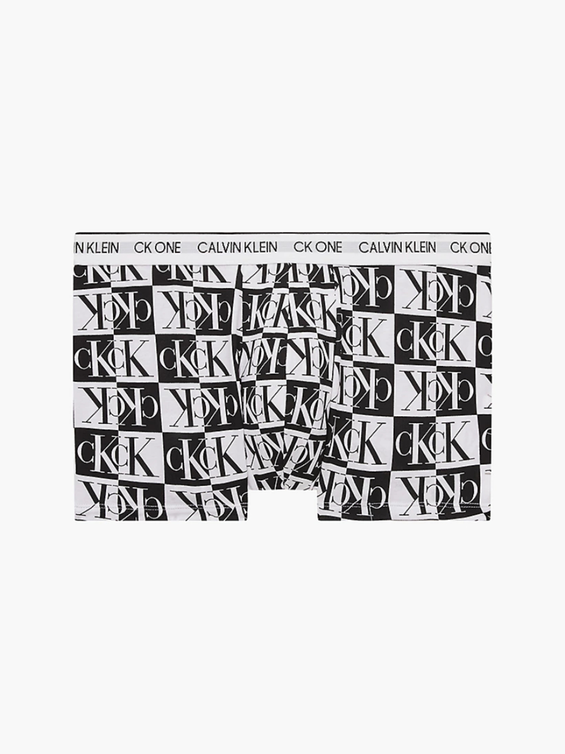 Levně Calvin Klein pánské bíločerné boxerky