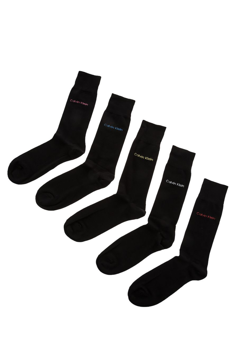 Calvin Klein pánské ponožky 5 pack - ONE (96)