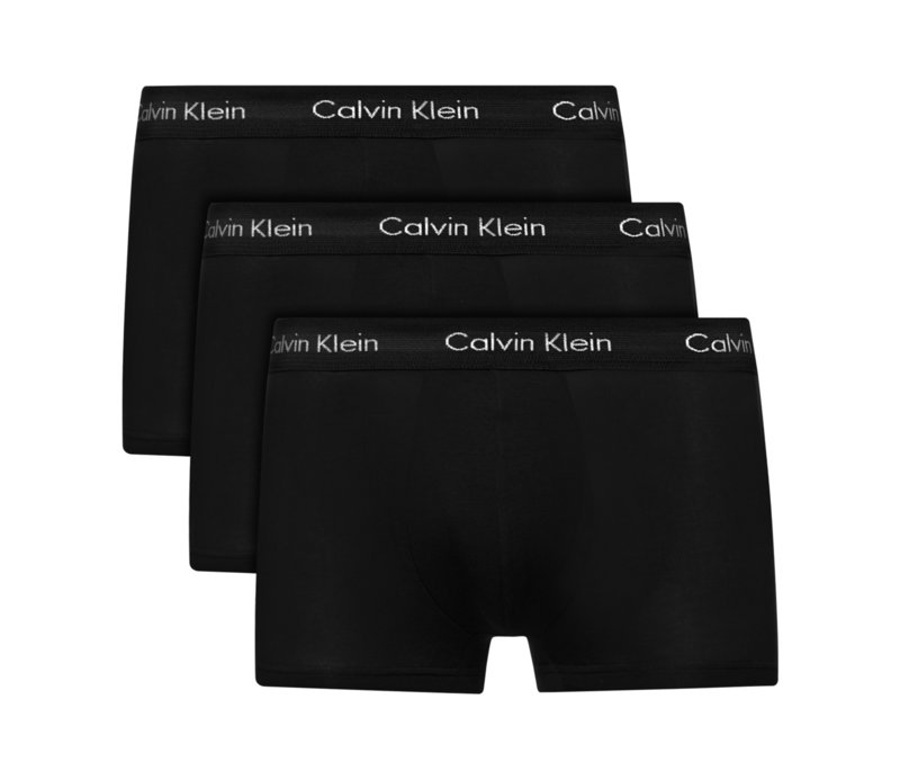 Calvin Klein sada pánských černých boxerek Trunk - S (XWB)