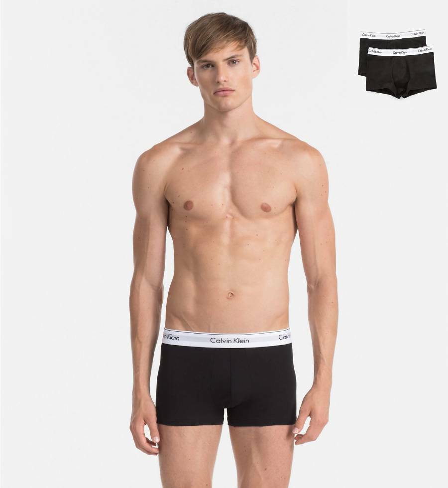 Calvin Klein sada pánských černých boxerek - S (001)