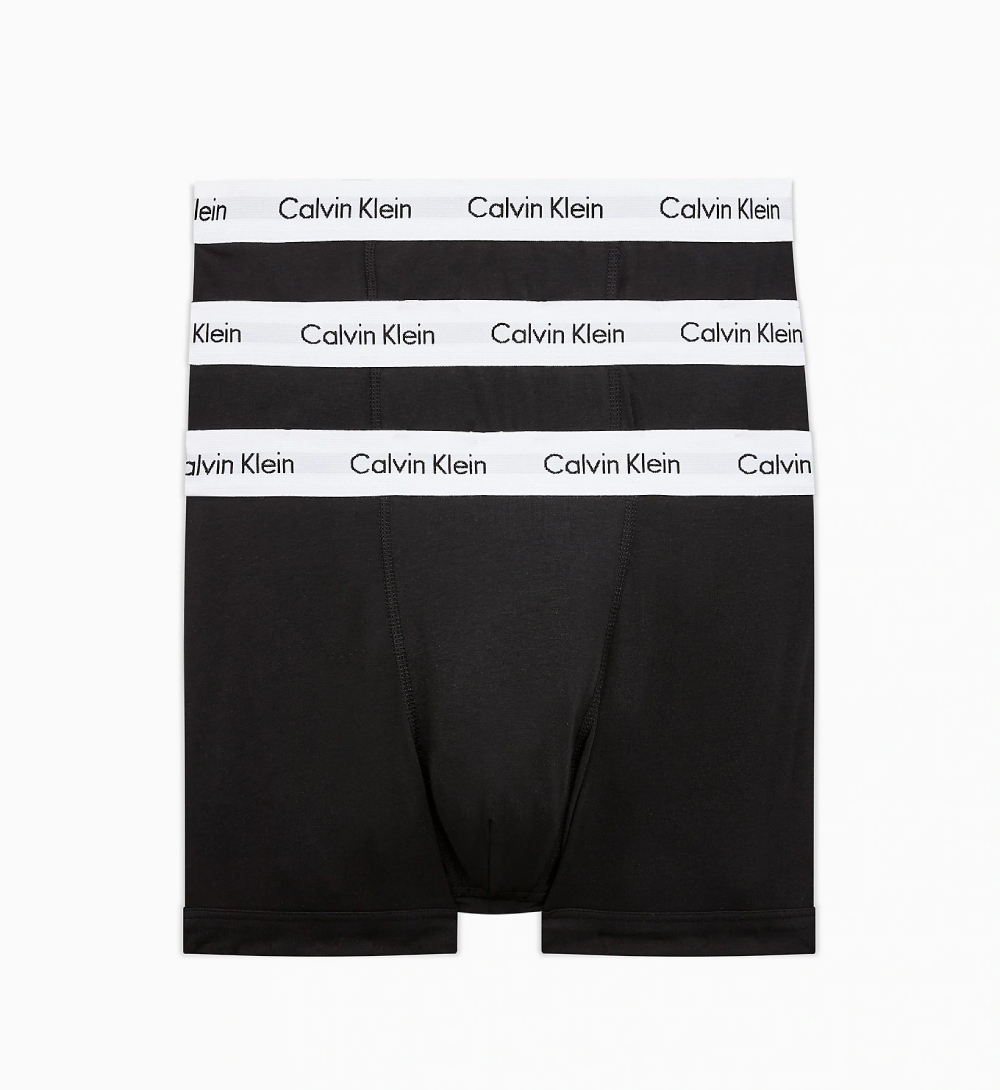 Calvin Klein pánské černé boxerky 3pack - M (001)