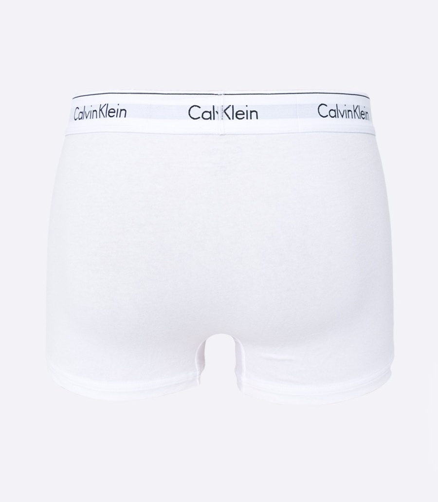 Calvin Klein pánské bílé boxerky 2pack - M (100)