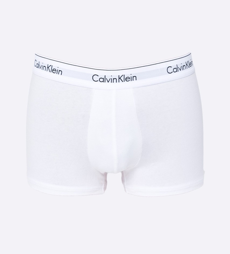 Levně Calvin Klein pánské bílé boxerky 2pack