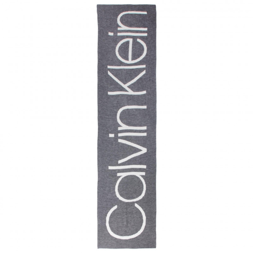 Calvin Klein dámská šedá šála - OS (0IQ)