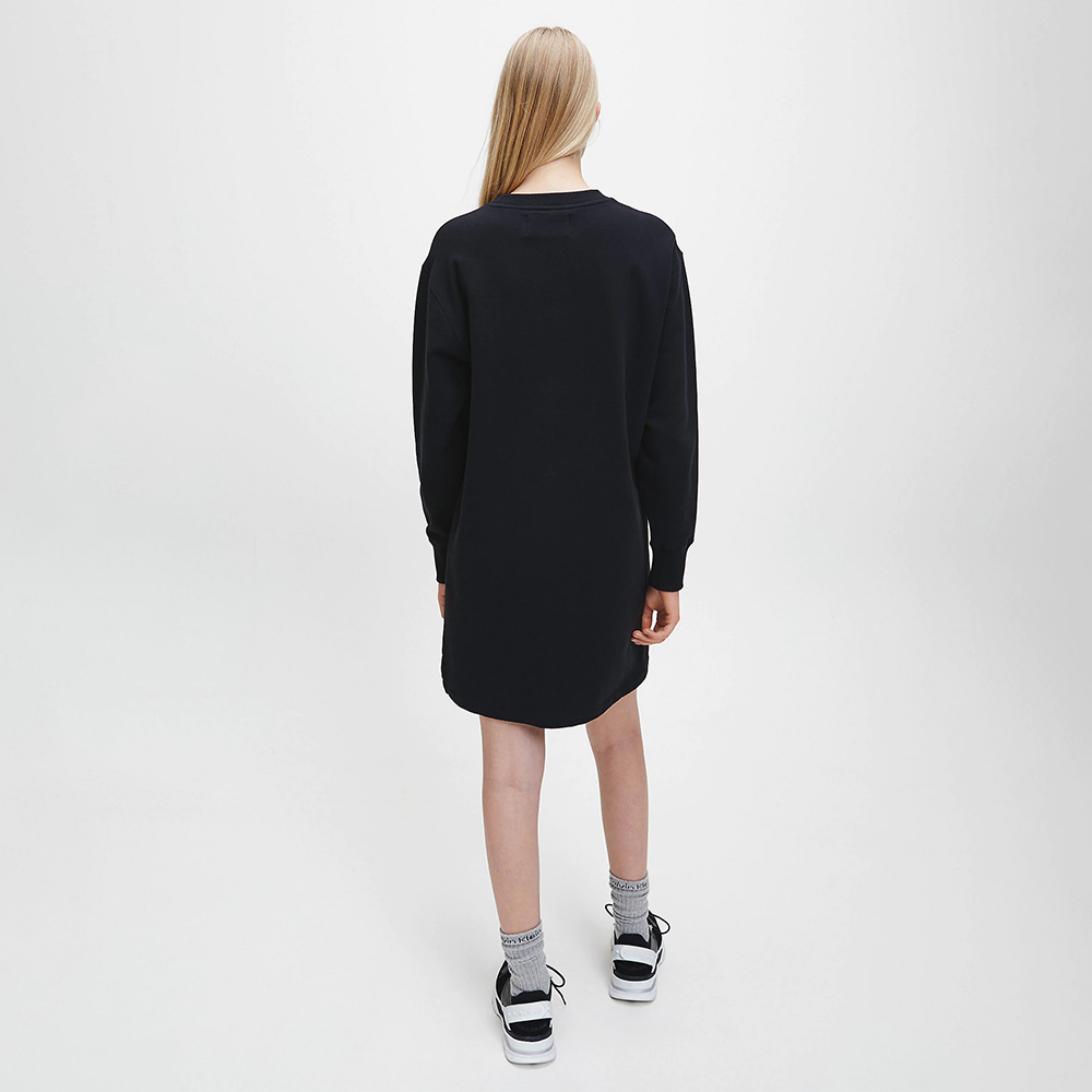 Calvin Klein dámské černé mikinové šaty  - S (BAE)