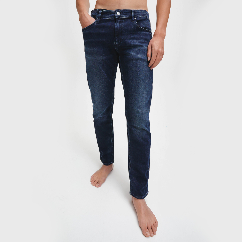 Calvin Klein pánské tmavě modré džíny - 31/32 (1BJ)