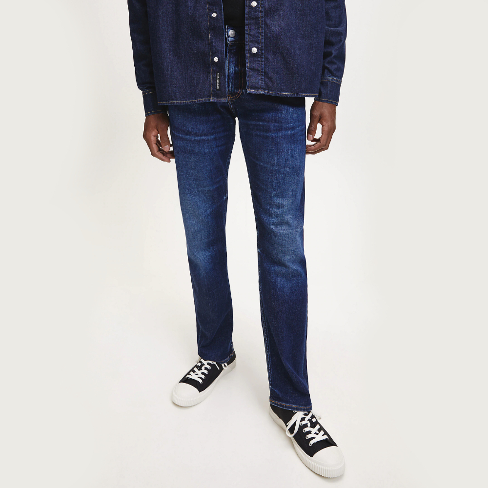 Calvin Klein pánské tmavě modré džíny - 29/32 (1BJ)