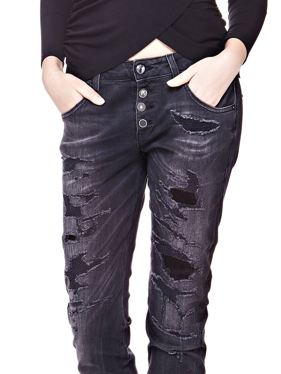 Guess dámské černé džíny - 28 (WIBK)