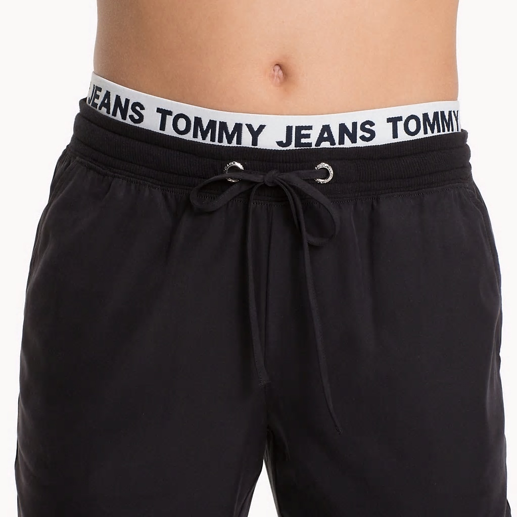 Tommy Hilfiger dámské černé kalhoty Logo - XS (078)