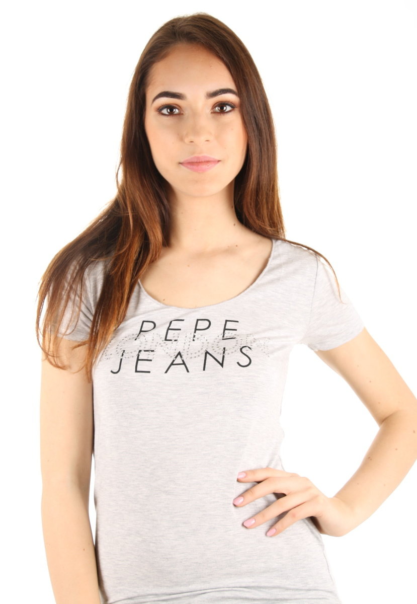 Pepe Jeans dámské šedé tričko Brent - M (933)