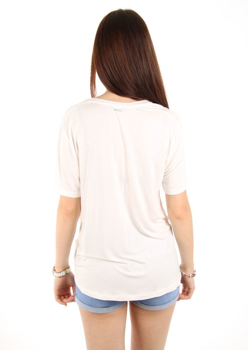 Calvin Klein dámské smetanové tričko - XS (003)
