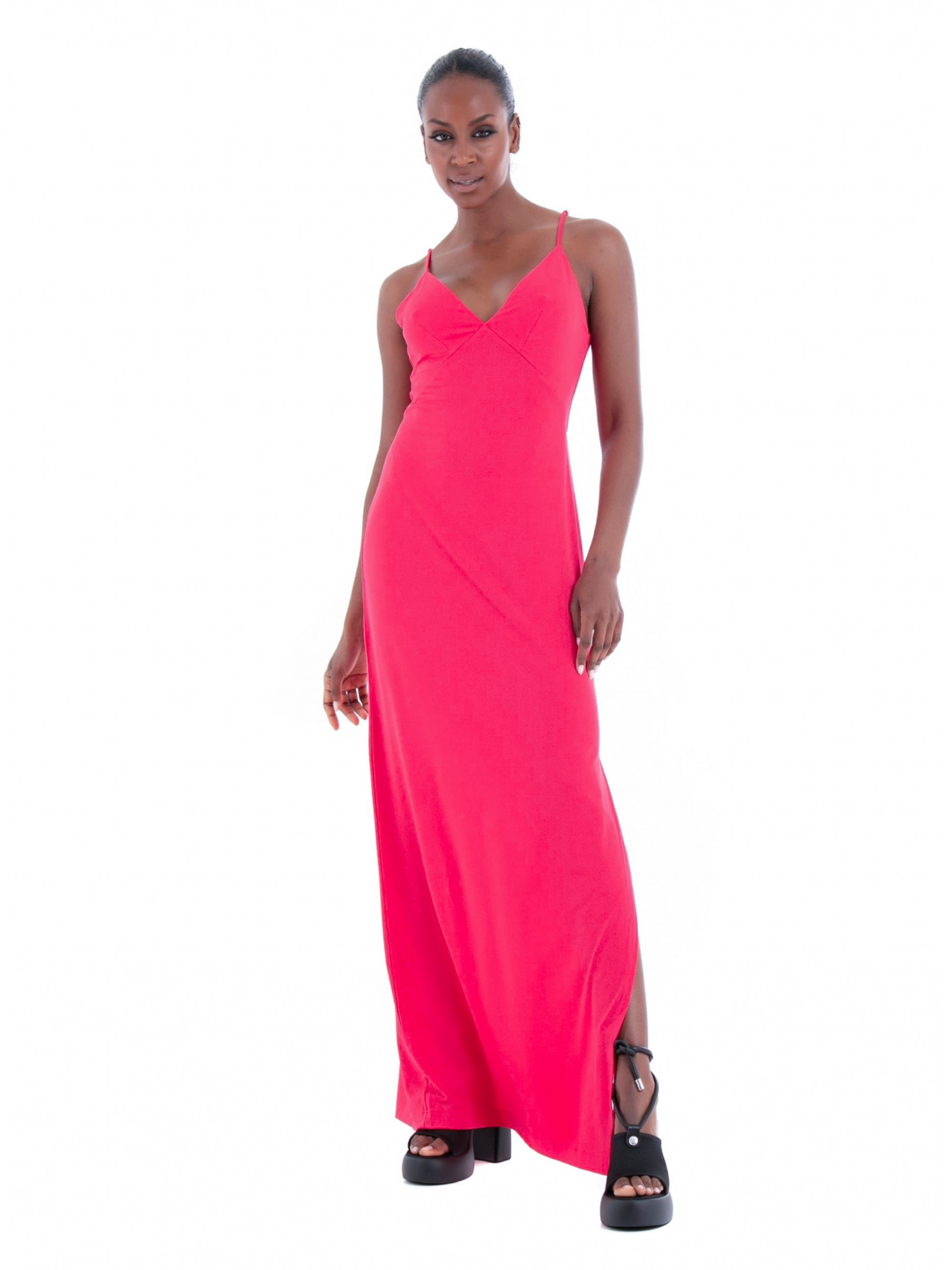 Guess dámské růžové šaty  - S (G62H)