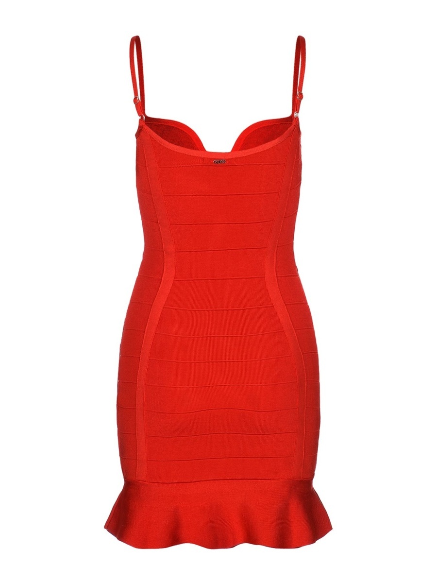 Guess dámské červené šaty - S (G501)