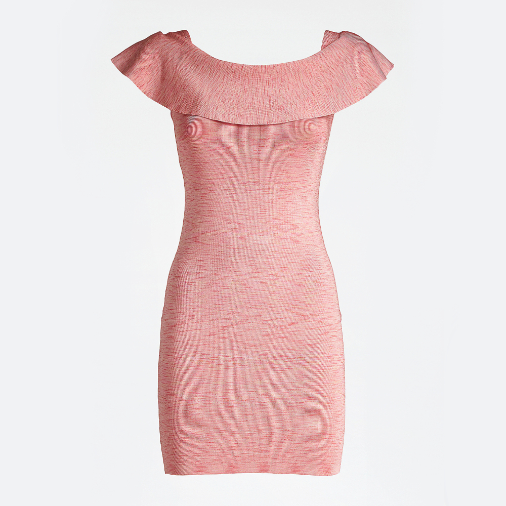 Guess dámské růžové melírované šaty - XS (F58D)