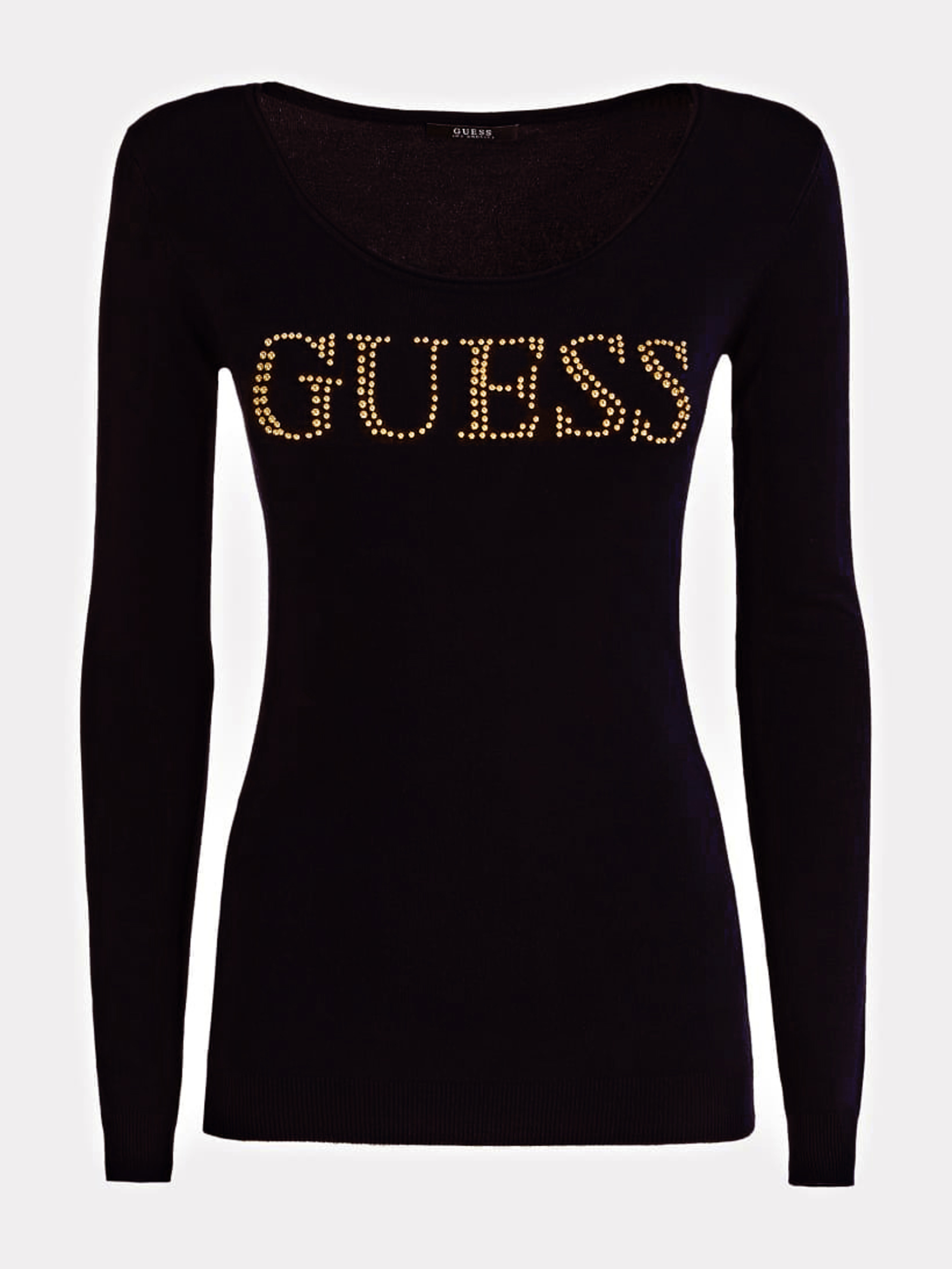 Guess dámský černý svetřík - XS (JBLK)