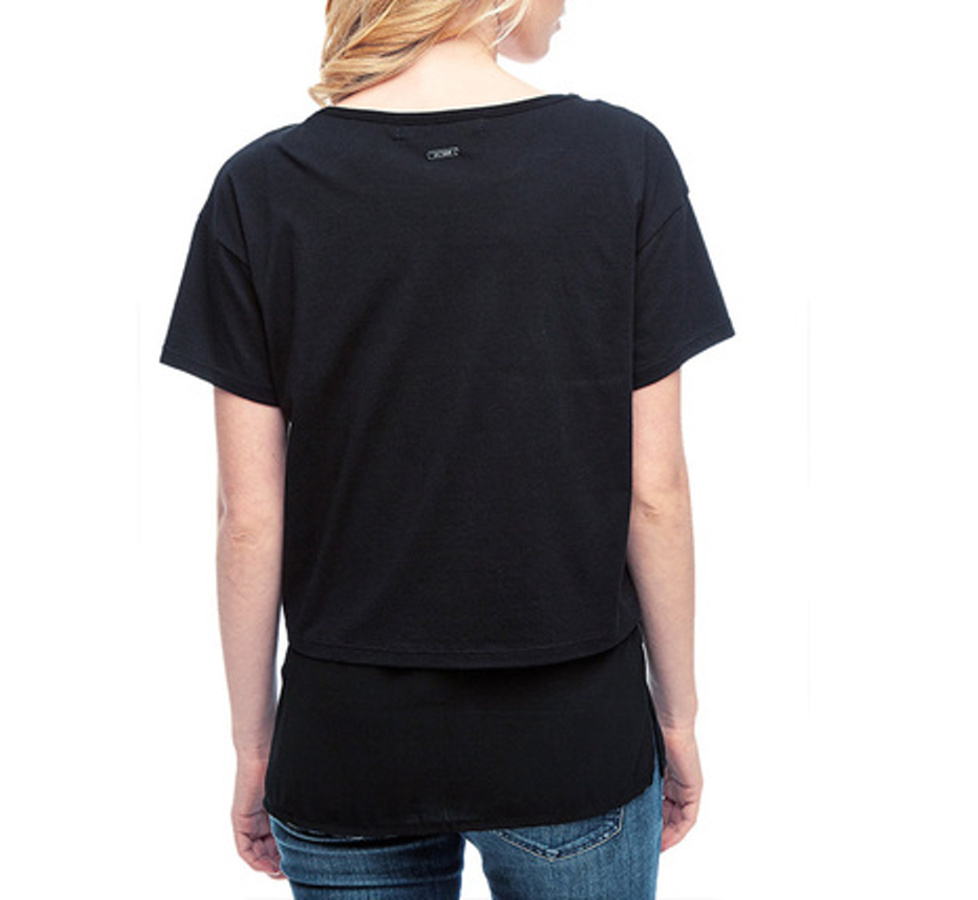Guess dámské černé tričko - XS (PC72)