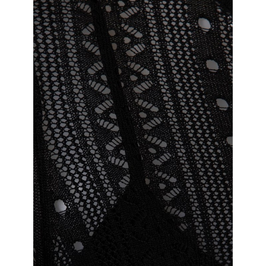 Guess dámský tenký černý svetřík s košilkou - XS (JBLK)